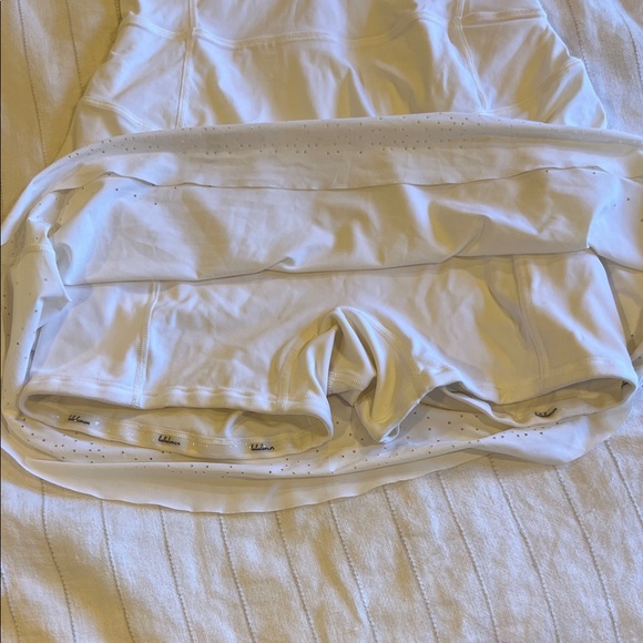 Lululemon Athletica White Quarter-Zip Dress - Picture 2 of 4